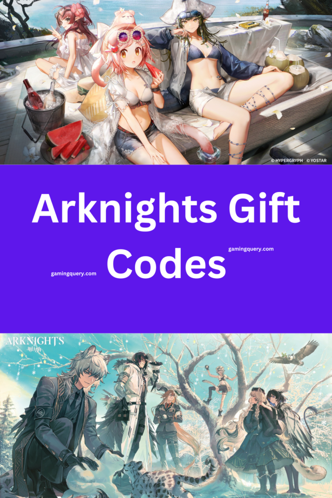 Arknights Gift Codes